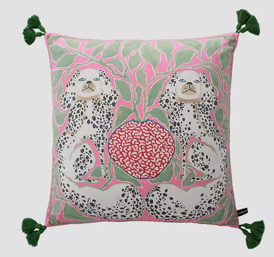 White Moneky Cushion Cover Soft Velvet Pillowcase Both Side Print Animal Cute Chinese Style Pillowcase Shell 60cm Home Sofa Deco - EastCurated
