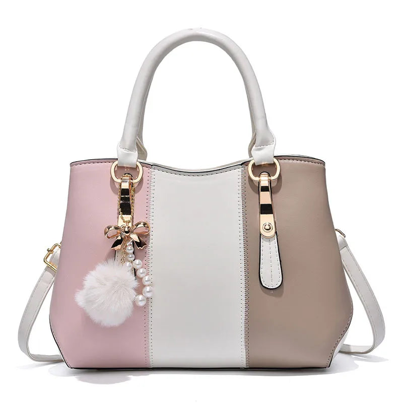 Fashionable and atmospheric women's handbag Korean version large capacity middle-aged 30 year old lady single shoulder cross bag - EastCurated