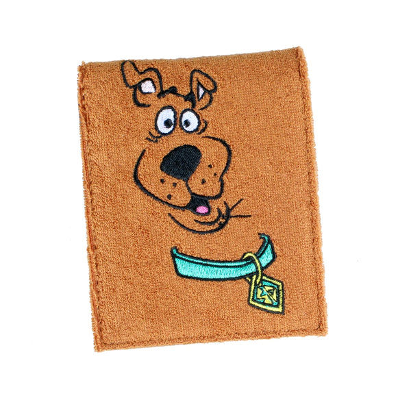 High quality towel cloth, cute dog embroidery, women's wallet, fashionable and personalized girl card clip wallet - EastCurated