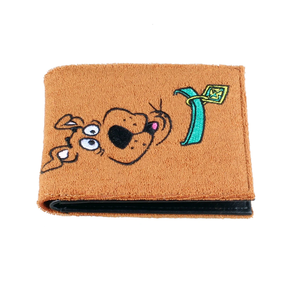 High quality towel cloth, cute dog embroidery, women's wallet, fashionable and personalized girl card clip wallet - EastCurated