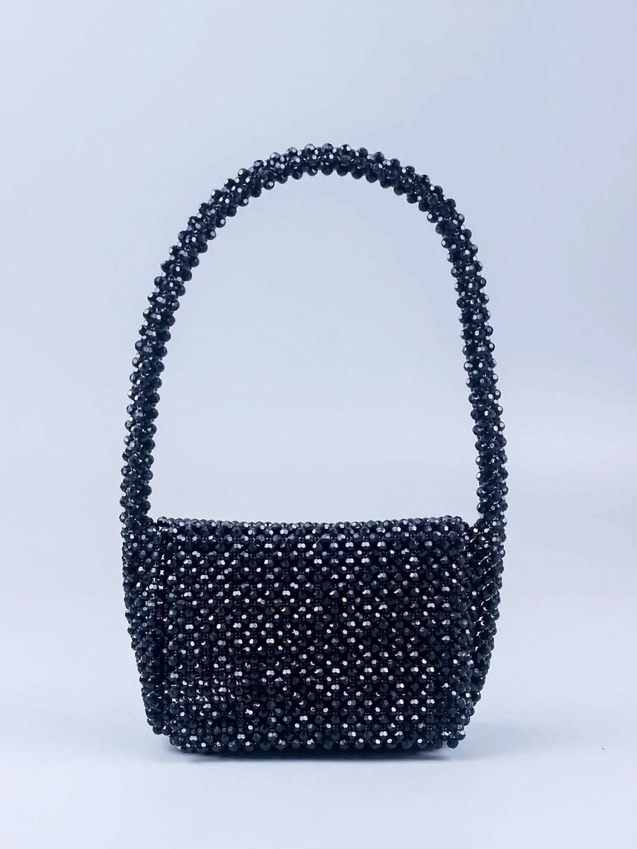 Acrylic Handle Shoulder Bag — The Signature Detail