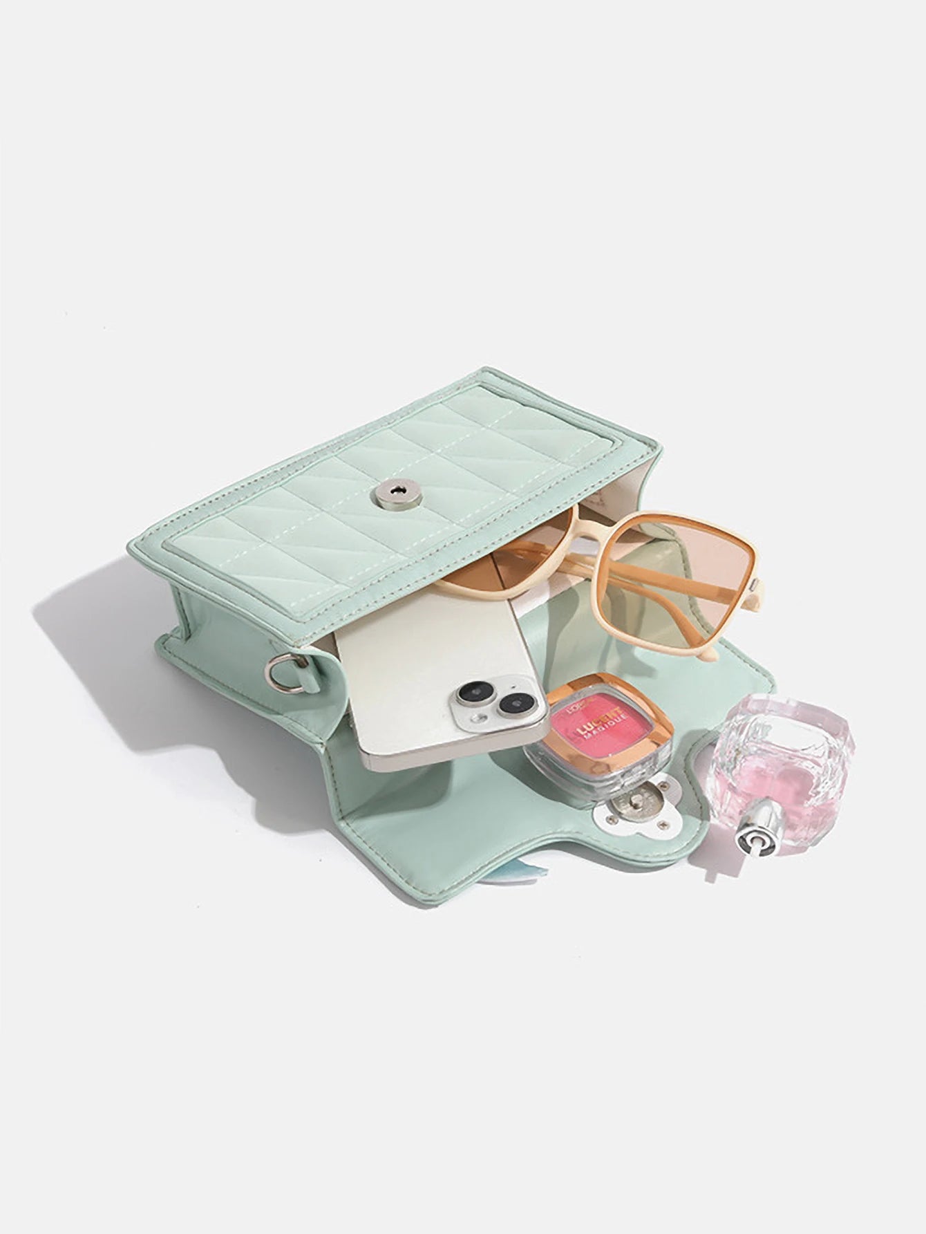 Bow Silk small square bag shoulder crossbody bag - EastCurated