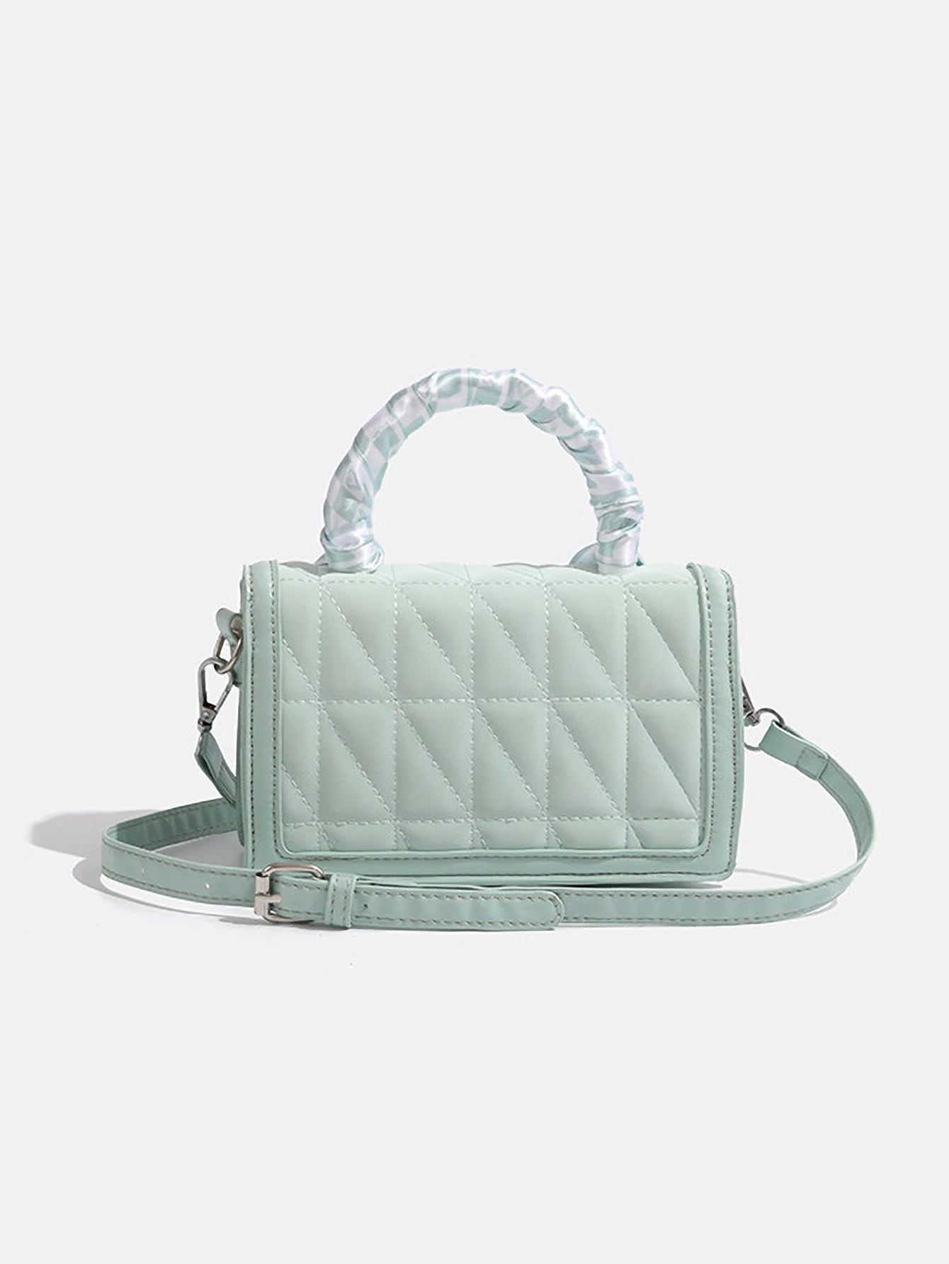 Bow Silk small square bag shoulder crossbody bag - EastCurated