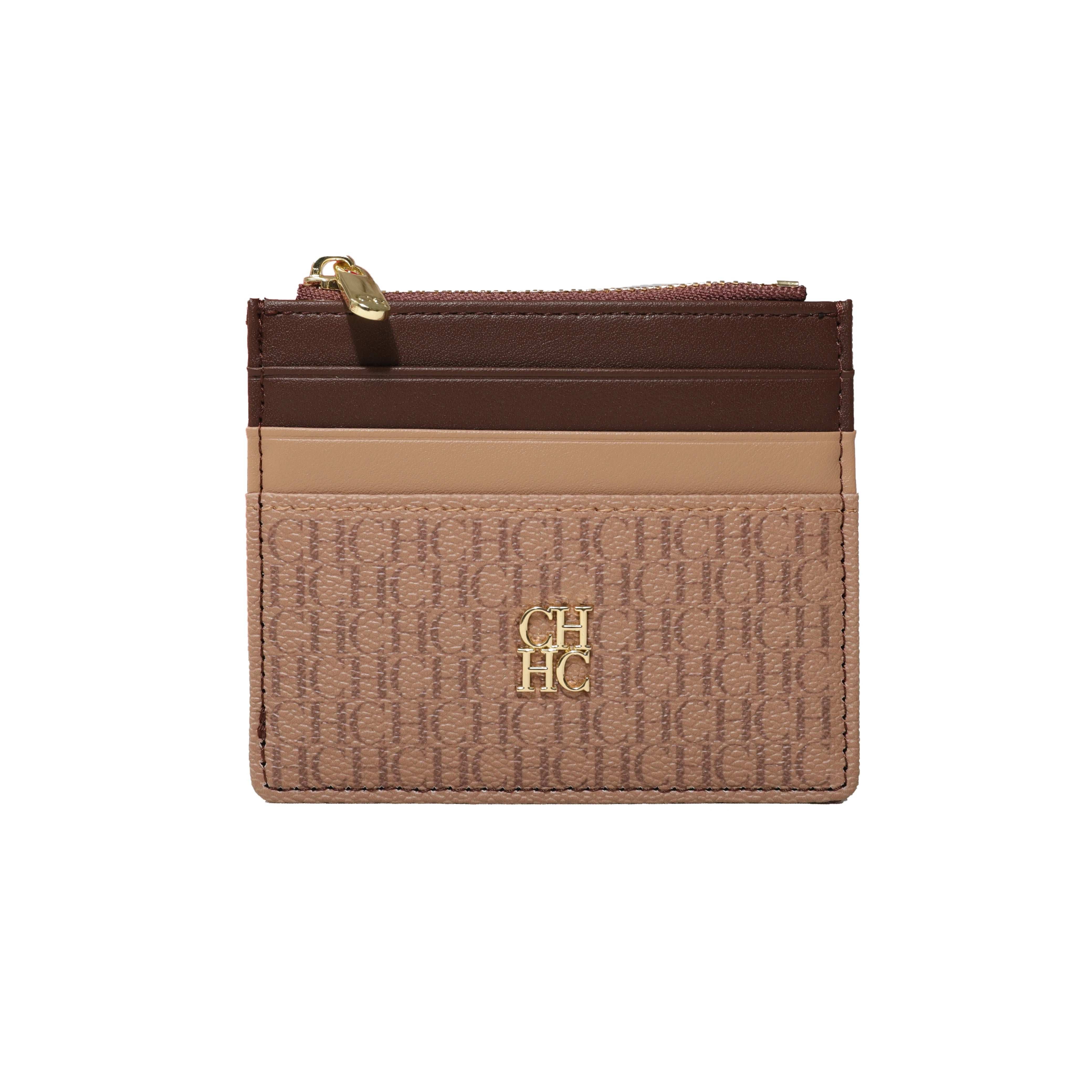 CH Women's Bag Wallet Exquisite Compact Convenient Decoration Durable Elegant Brand Design Sense Letter Decoration Zipper