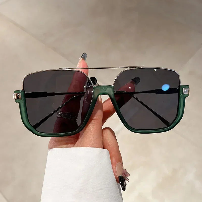 Bold-2 Square Flat-Top Sunglasses