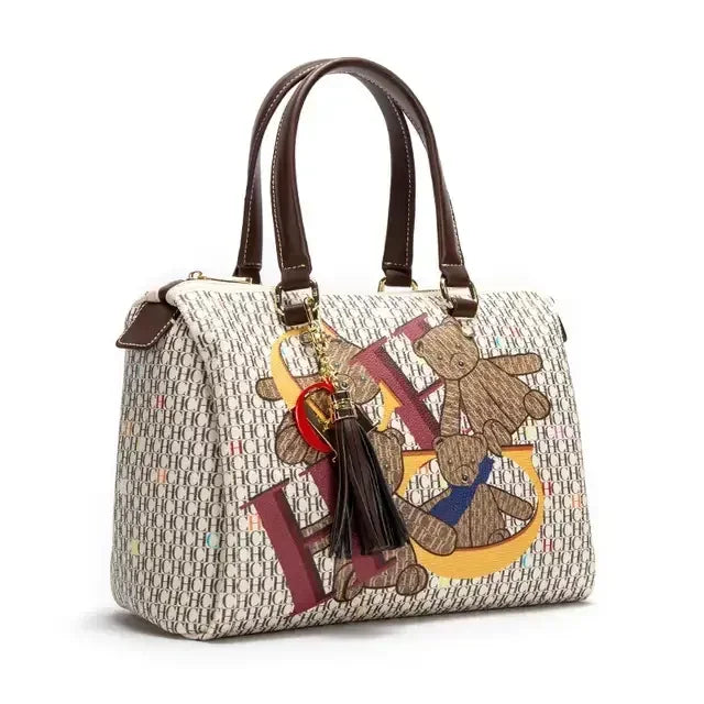 CH Women's Commuter Crossbody Bag Spring New Colorful Printed Women's Handbags Monogram Bronze Fashion Luxury Design