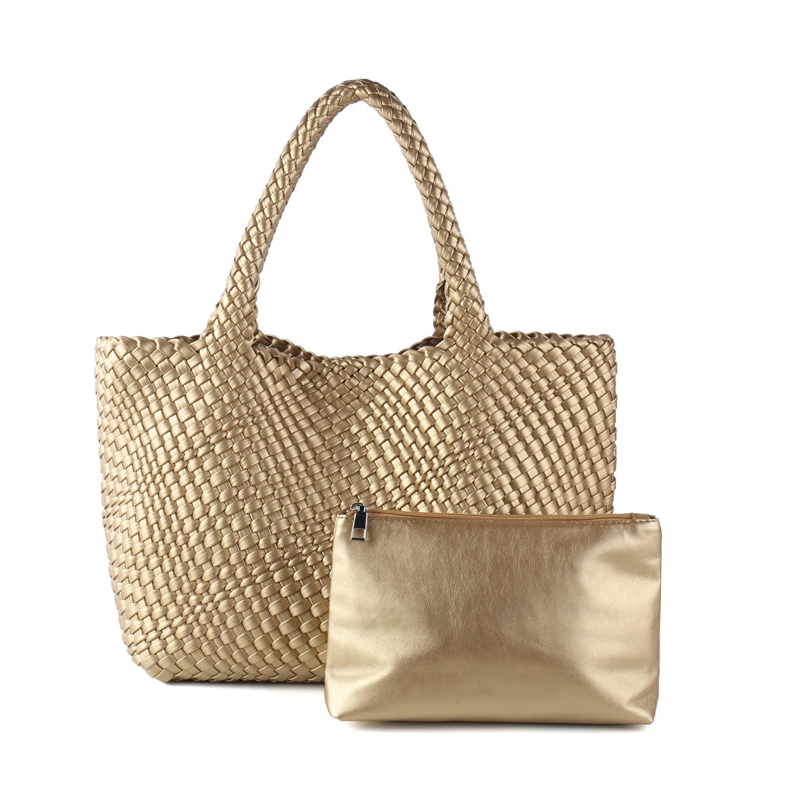 ZR DIARY Hand Woven Bags Women Oversized Large Capacity Shoulder Bags Simple Solid Color Casual Handbags BZ2025 - EastCurated