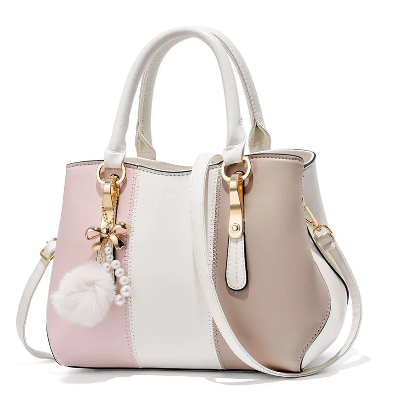 Fashionable and atmospheric women's handbag Korean version large capacity middle-aged 30 year old lady single shoulder cross bag - EastCurated