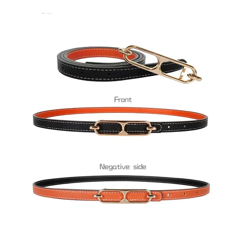 Reversible Leather Belt — Styling Possibilities
