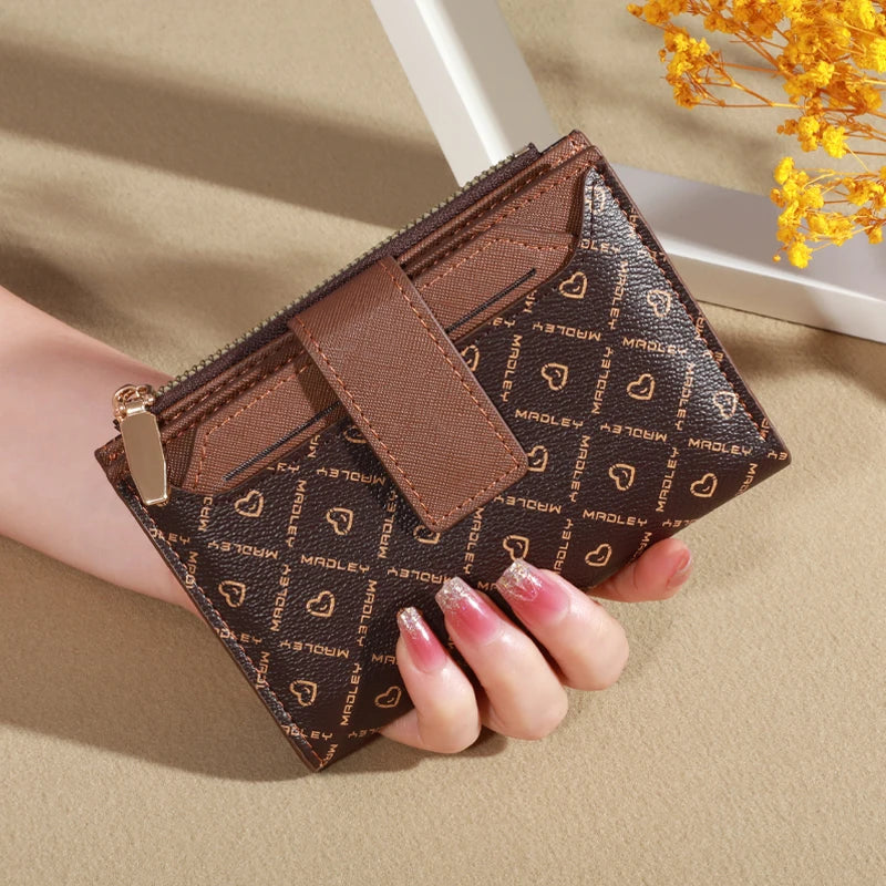 Eclat Compact Bifold Wallet | Minimalist Vegan Leather Coin Purse