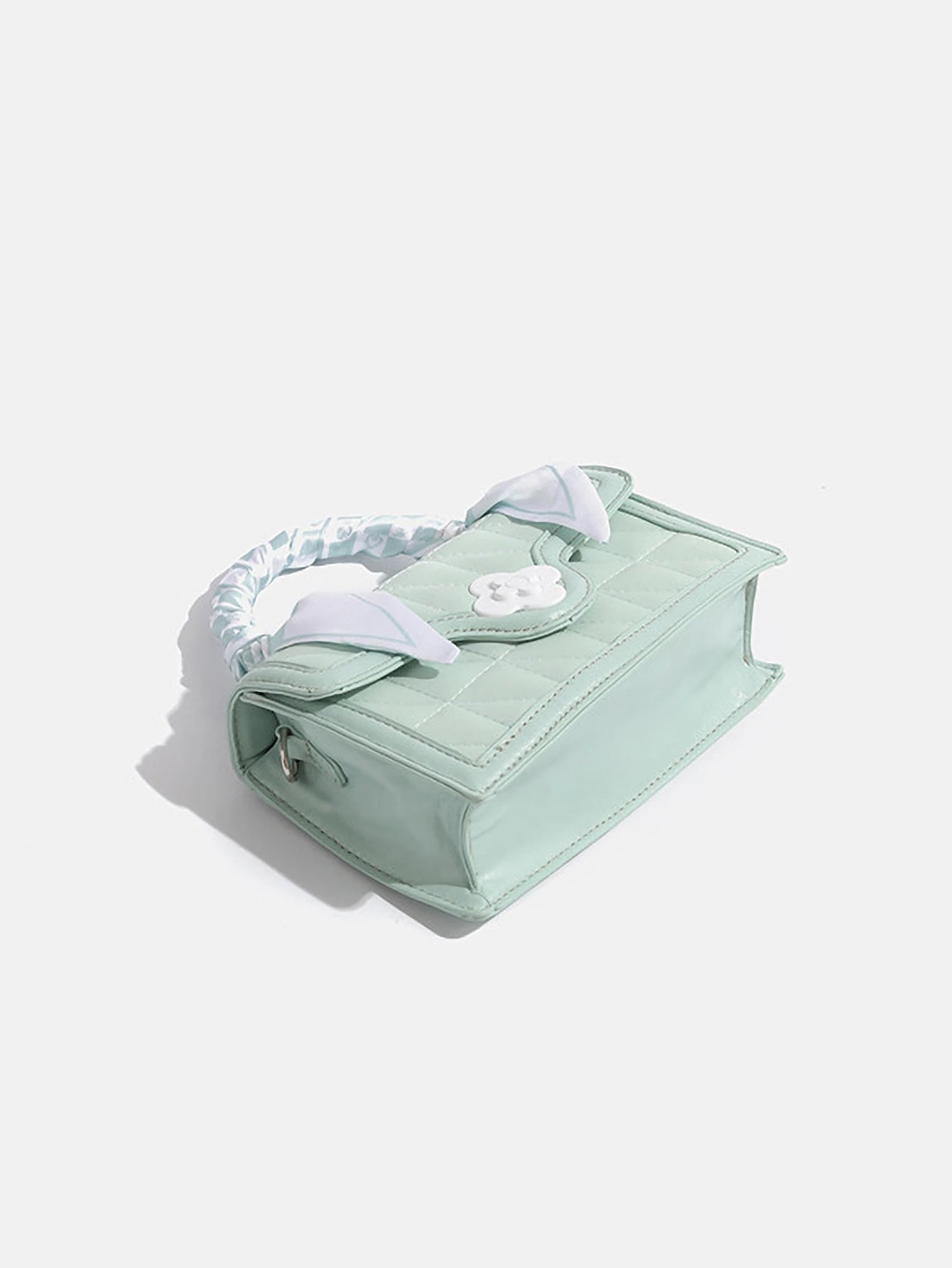 Bow Silk small square bag shoulder crossbody bag - EastCurated