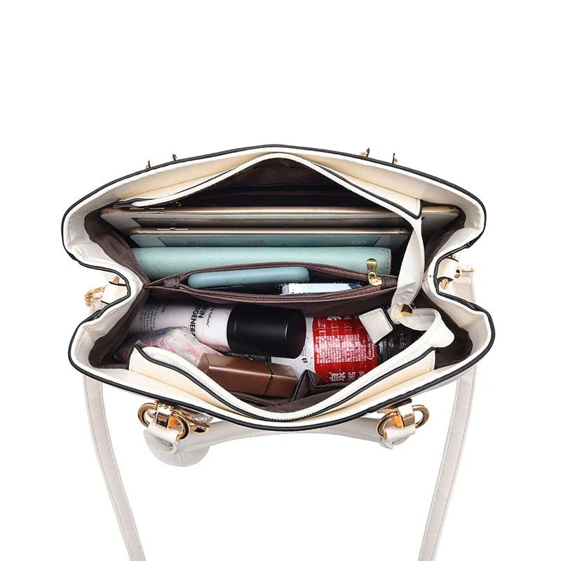 Fashionable and atmospheric women's handbag Korean version large capacity middle-aged 30 year old lady single shoulder cross bag - EastCurated