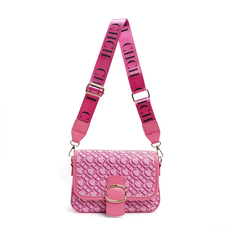 CH Fashionable and Elegant Women's Bag, Versatile Temperament, Brand Letter, Clasp, Multi-color Crossbody Bag - EastCurated