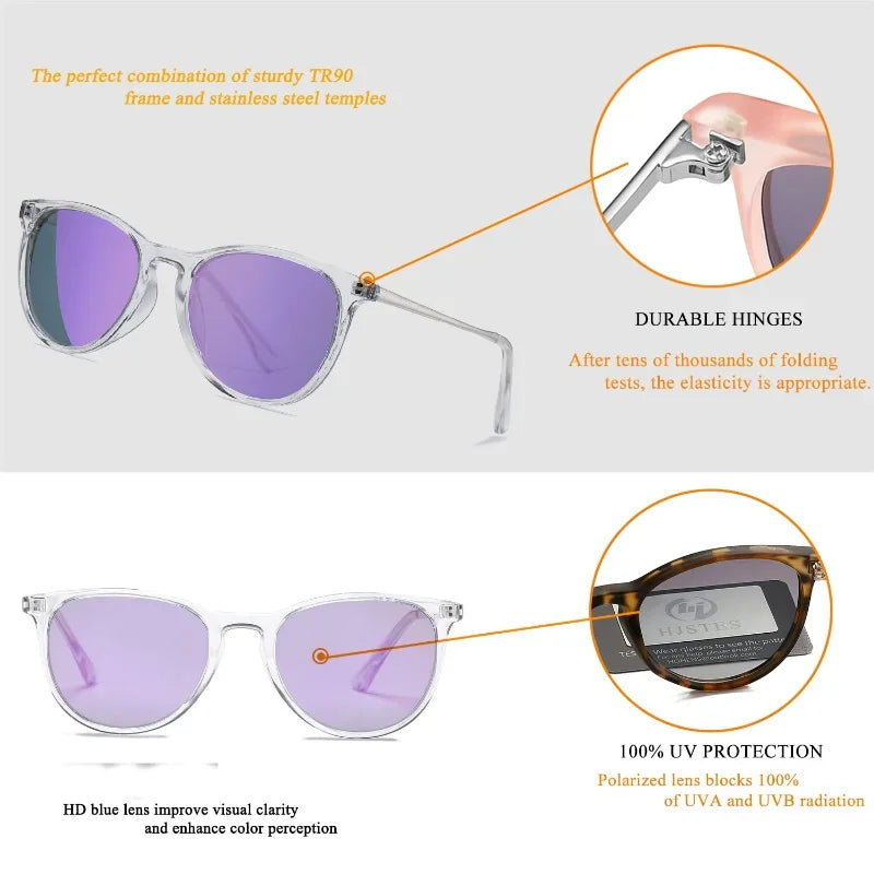 Kids Metal Round Retro Sunglasses - EastCurated