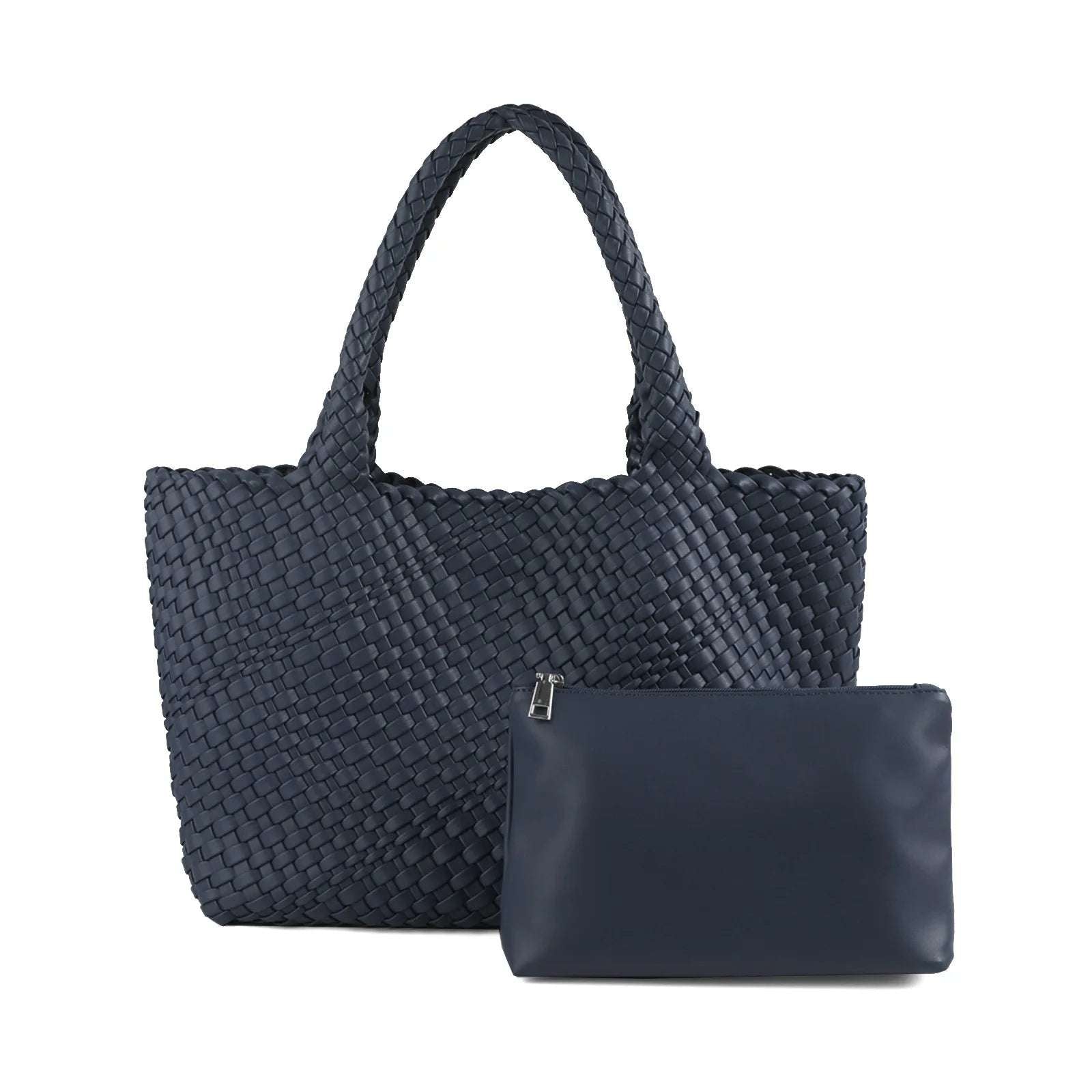 ZR DIARY Hand Woven Bags Women Oversized Large Capacity Shoulder Bags Simple Solid Color Casual Handbags BZ2025