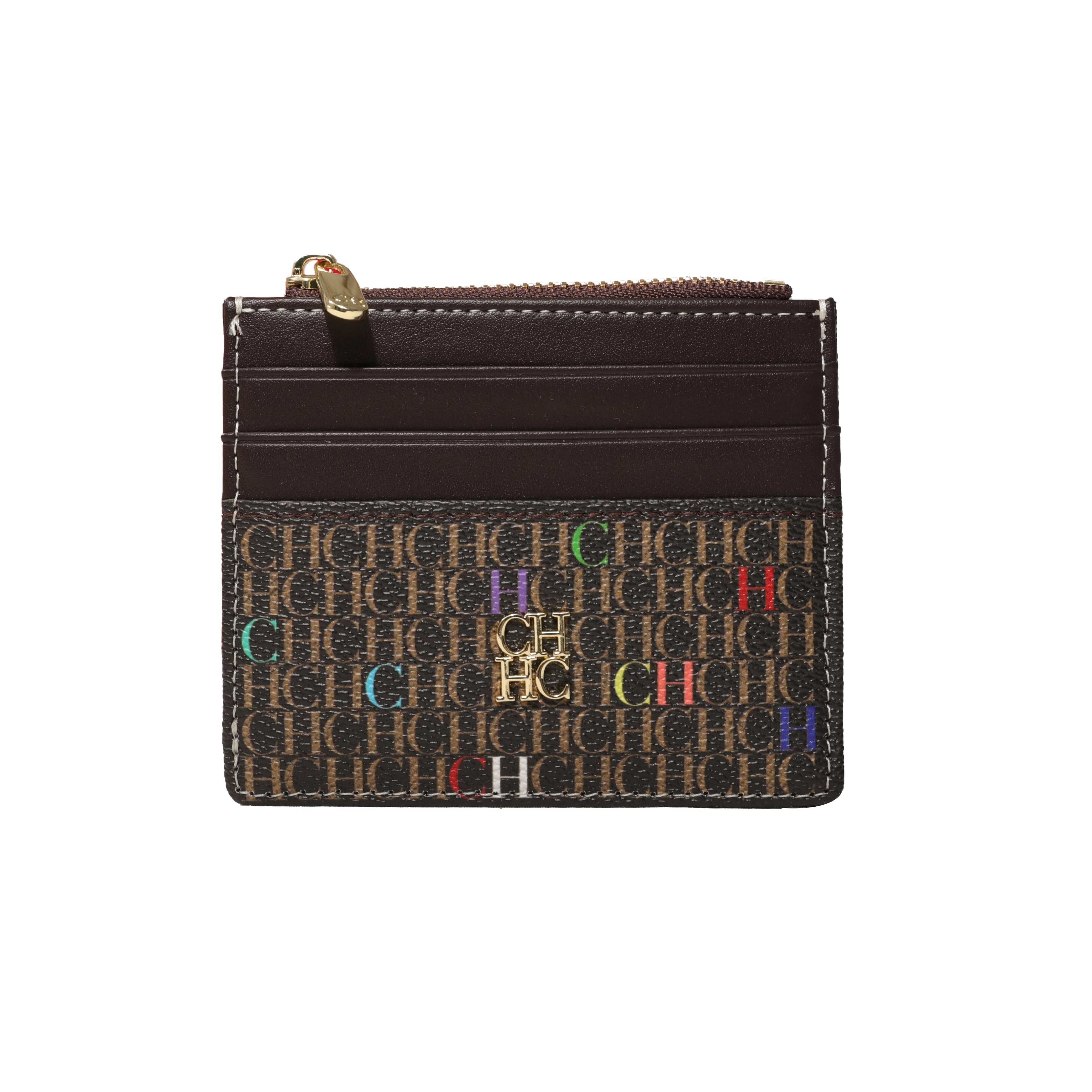 CH Women's Bag Wallet Exquisite Compact Convenient Decoration Durable Elegant Brand Design Sense Letter Decoration Zipper