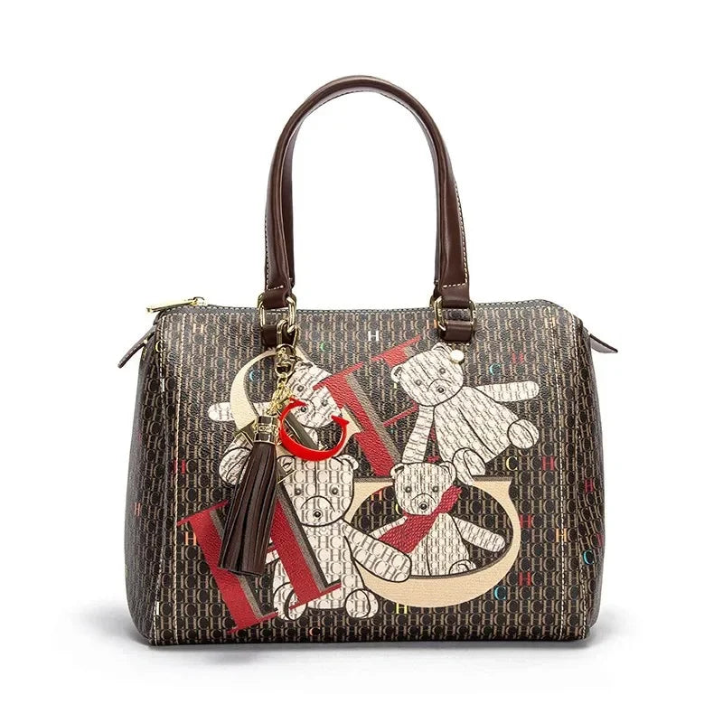 CH Women's Commuter Crossbody Bag Spring New Colorful Printed Women's Handbags Monogram Bronze Fashion Luxury Design