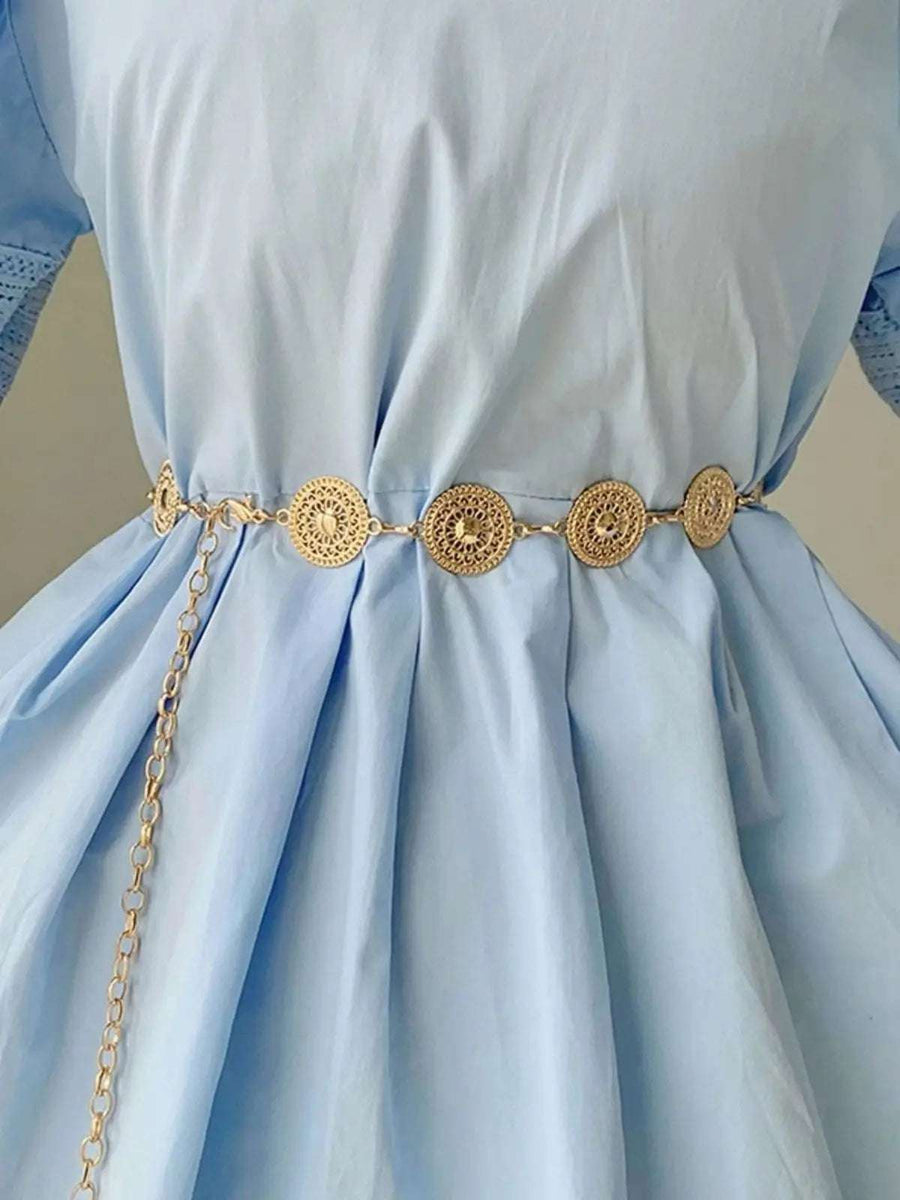 Circle Cutout Waist Chain — A Closer Look
