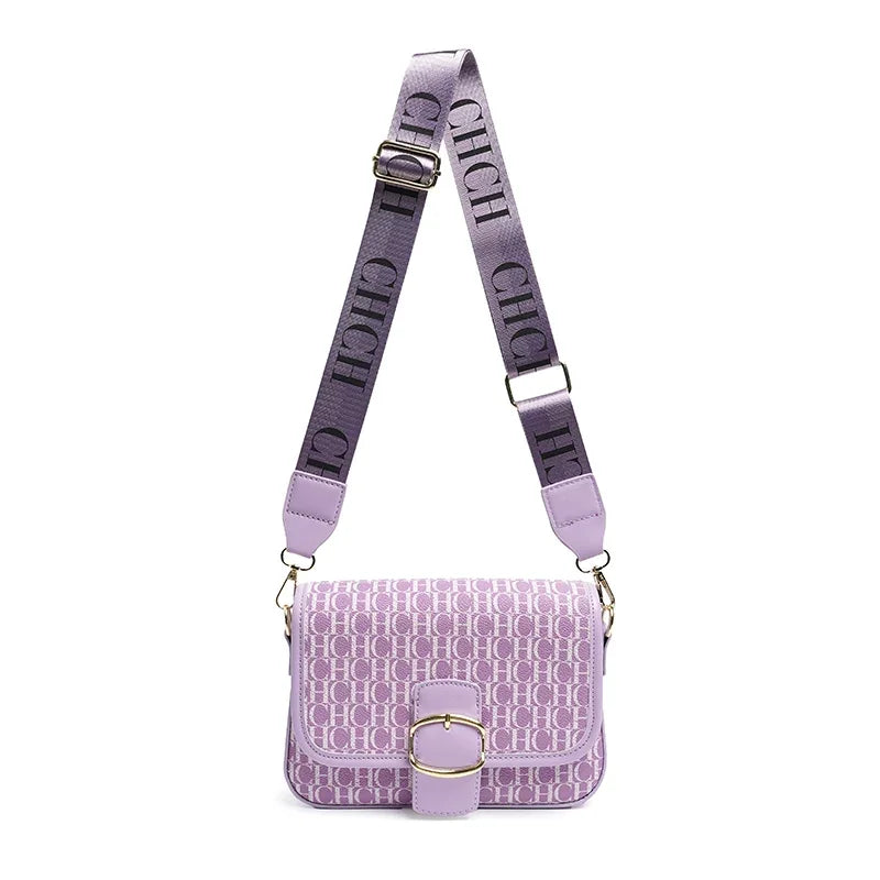 CH Fashionable and Elegant Women's Bag, Versatile Temperament, Brand Letter, Clasp, Multi-color Crossbody Bag - EastCurated