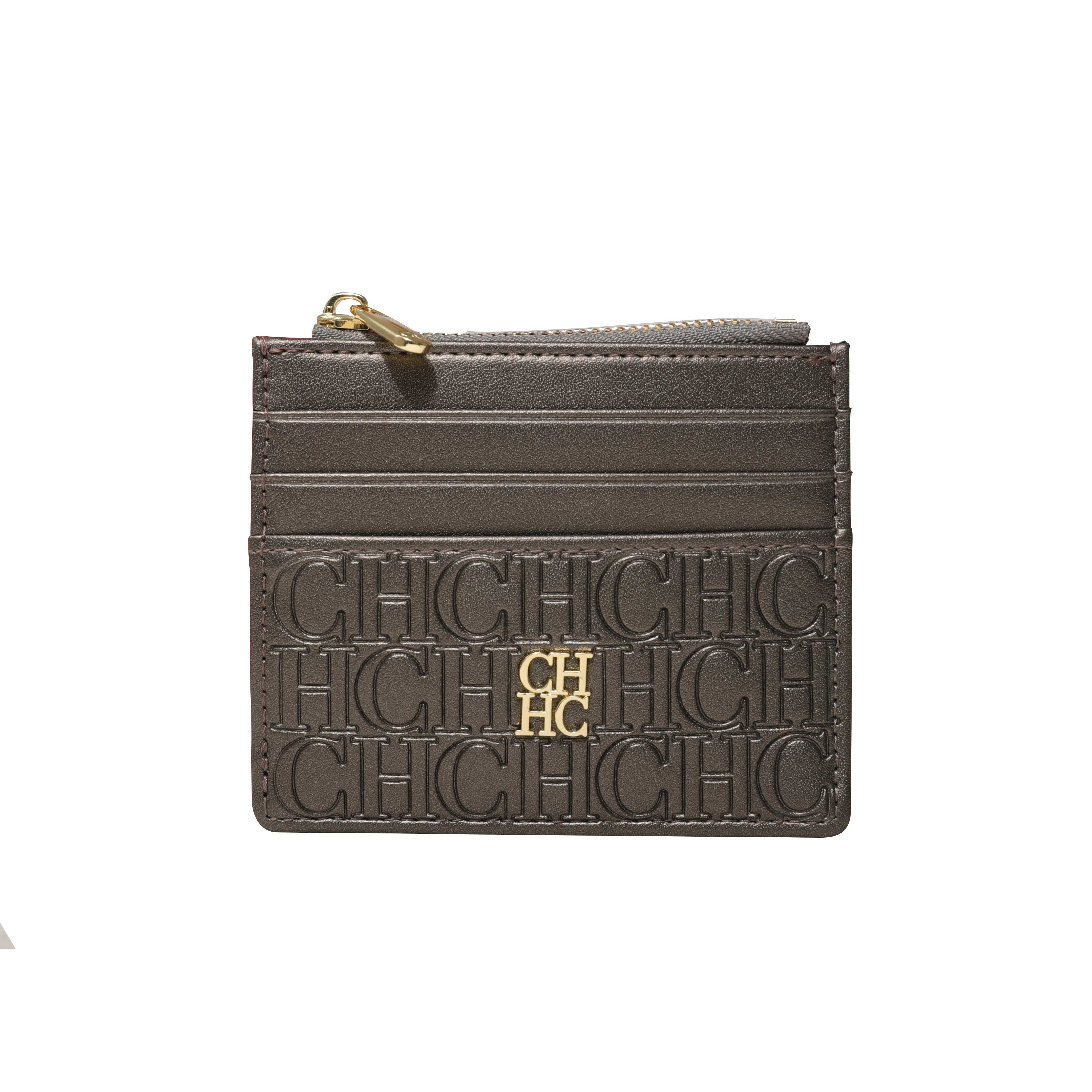 CH Women's Bag Wallet Exquisite Compact Convenient Decoration Durable Elegant Brand Design Sense Letter Decoration Zipper