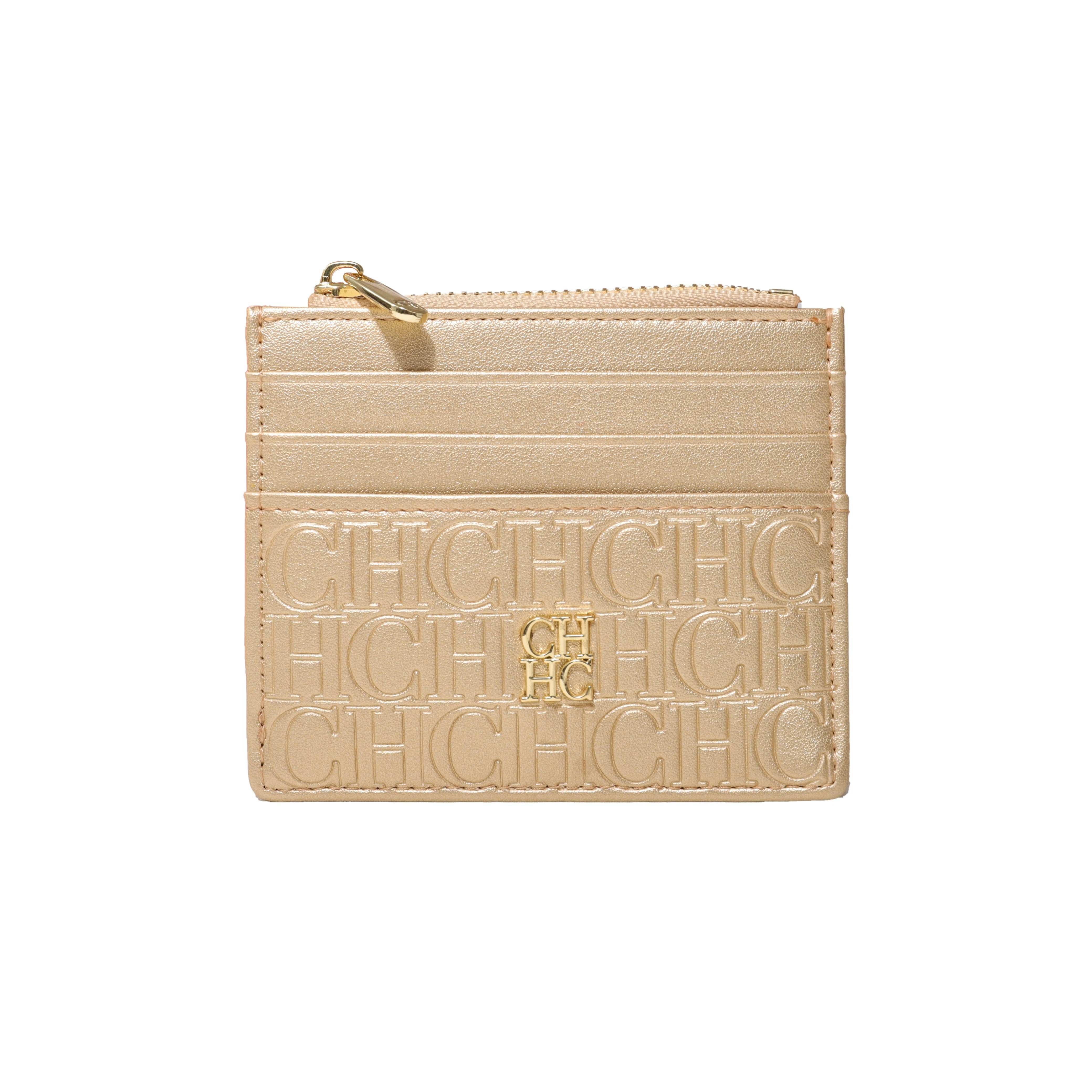 CH Women's Bag Wallet Exquisite Compact Convenient Decoration Durable Elegant Brand Design Sense Letter Decoration Zipper