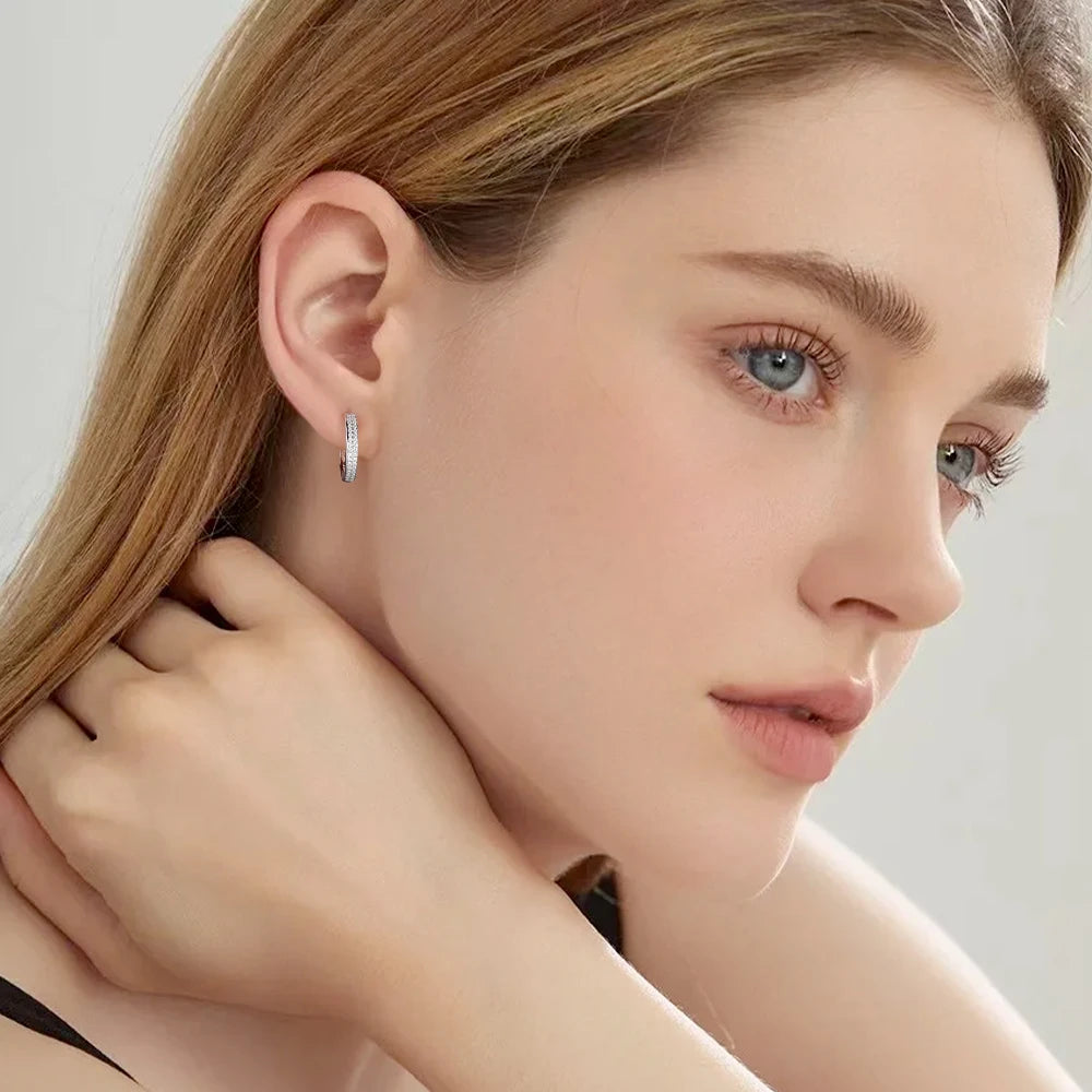 Moissanite Diamond Studded Earrings - EastCurated