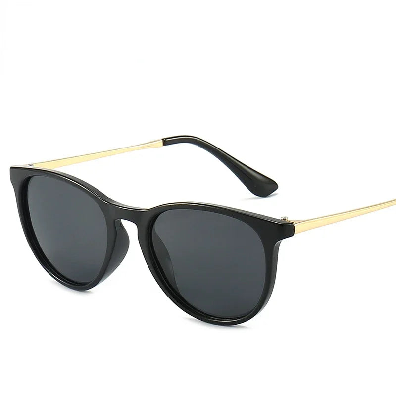 Kids Metal Round Retro Sunglasses - EastCurated