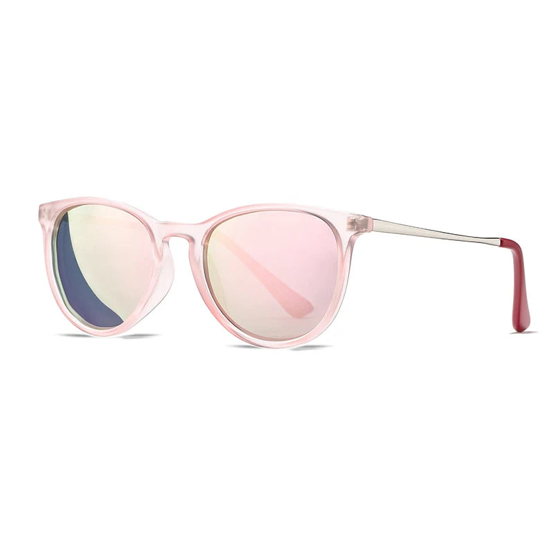 Kids Metal Round Retro Sunglasses - EastCurated