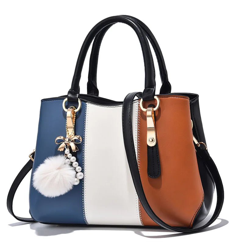 Fashionable and atmospheric women's handbag Korean version large capacity middle-aged 30 year old lady single shoulder cross bag - EastCurated