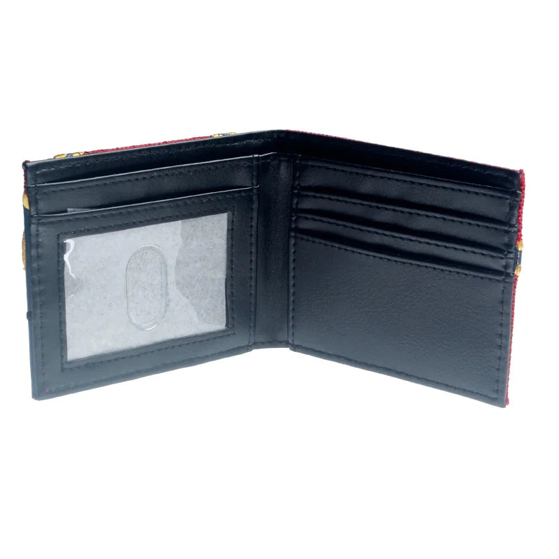 Embroidered men's wallet, stylish and personalized women's card clip