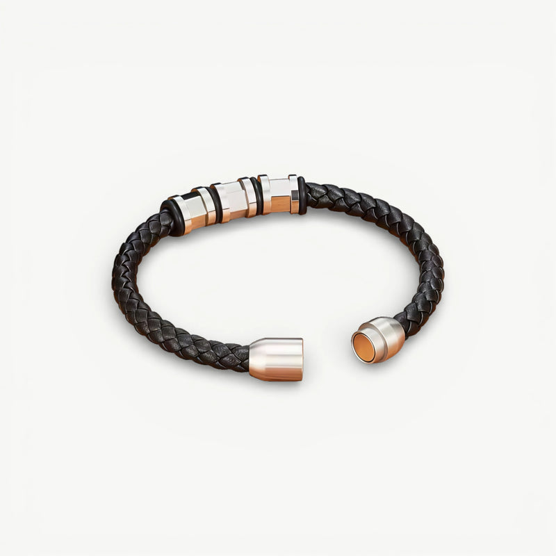 Vertex Multi-Strand Wrap | Braided Industrial Steel Bracelet