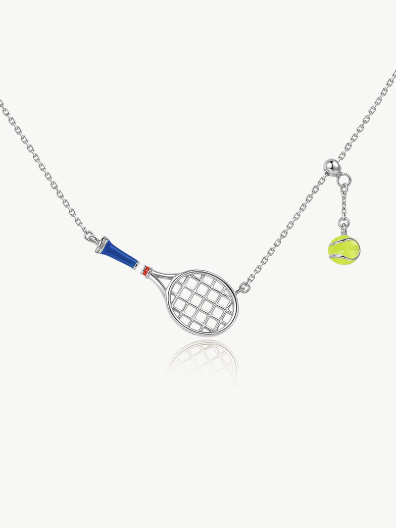 Tennis Racquet Necklace
