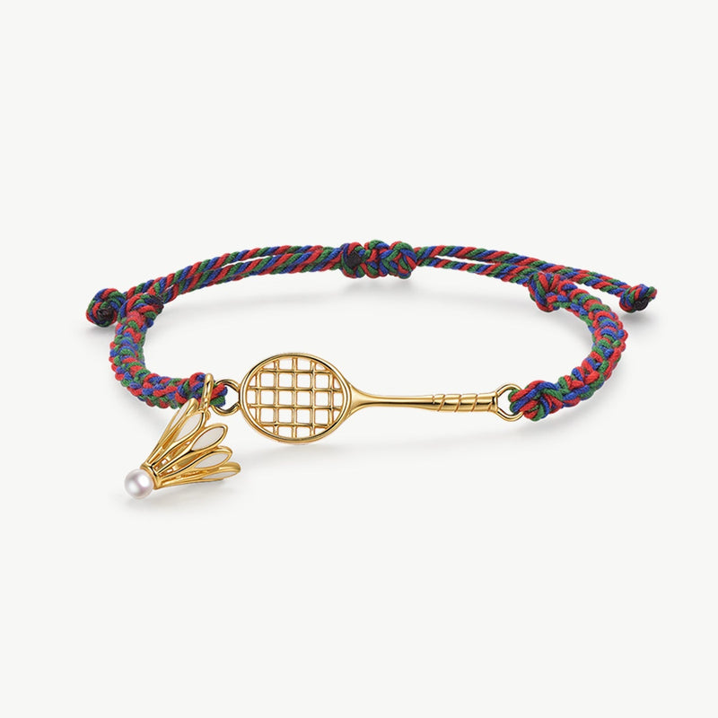Badminton Racket Cord Bracelet (Vintage)