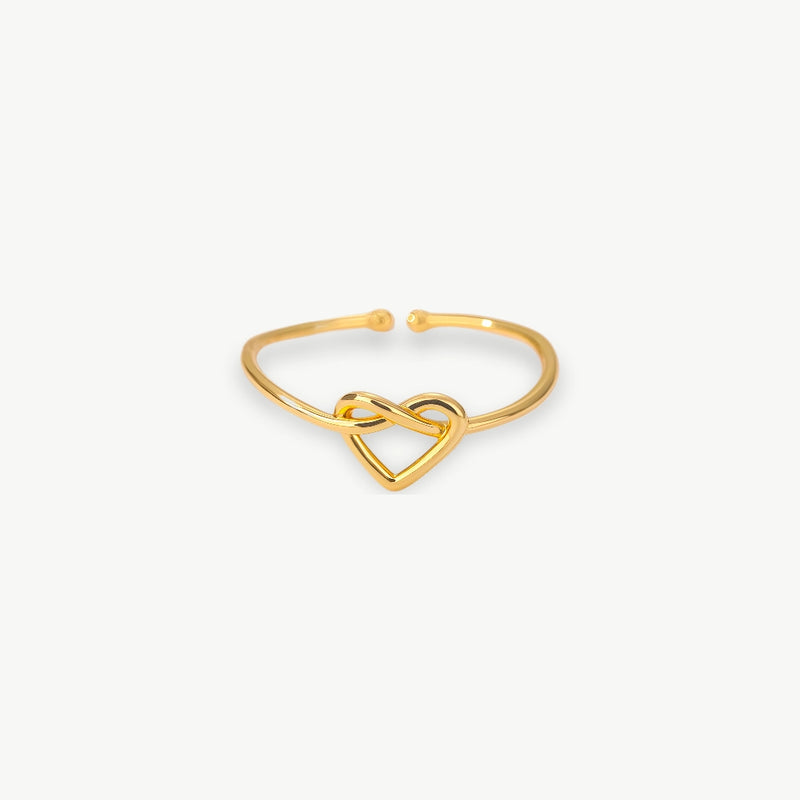 Stainless Steel Rings for Women Gold Color Couple Heart Ring 2023 Trend New in Wedding Aesthetic Luxury Jewelry anillos mujer - EastCurated