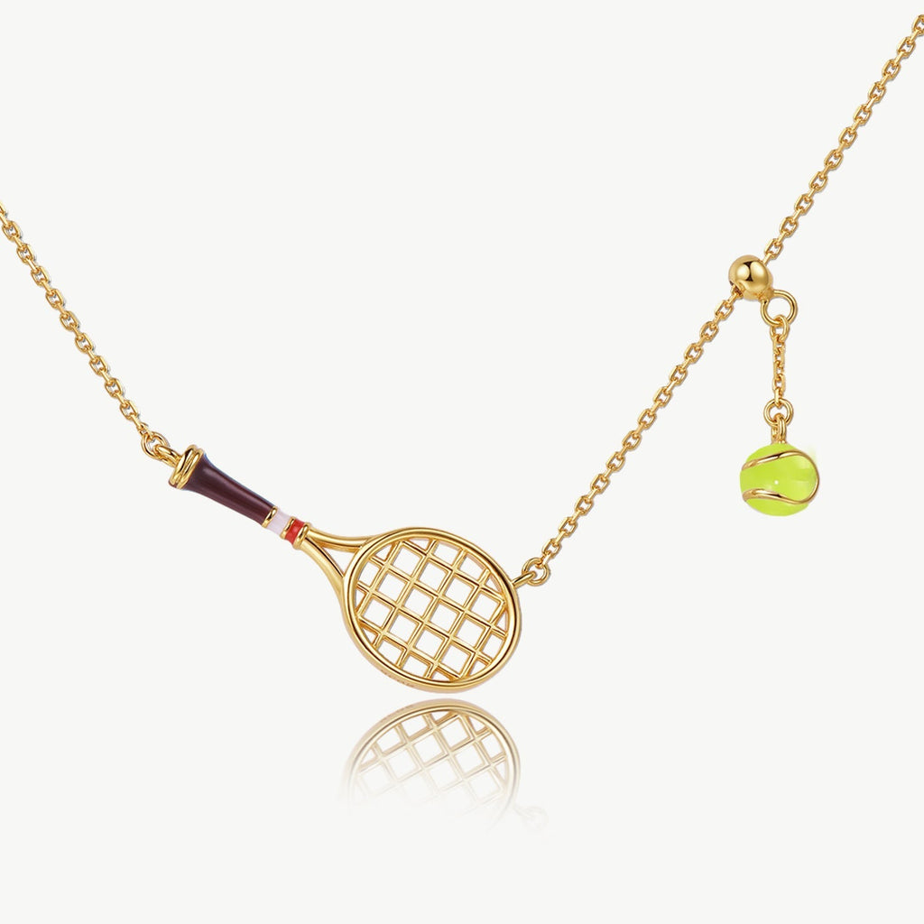 Tennis Racquet Necklace