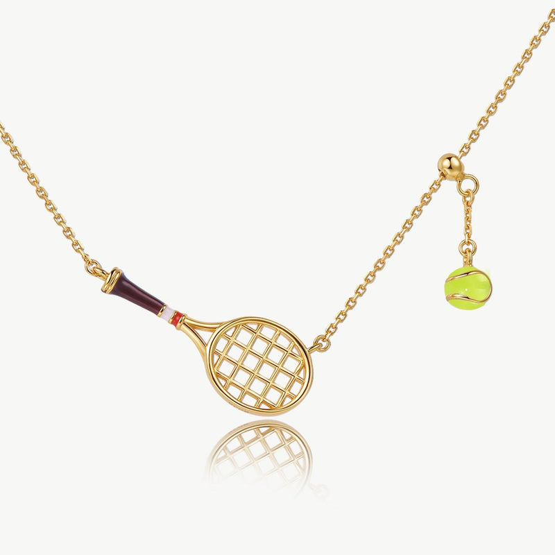 Tennis Racquet Necklace
