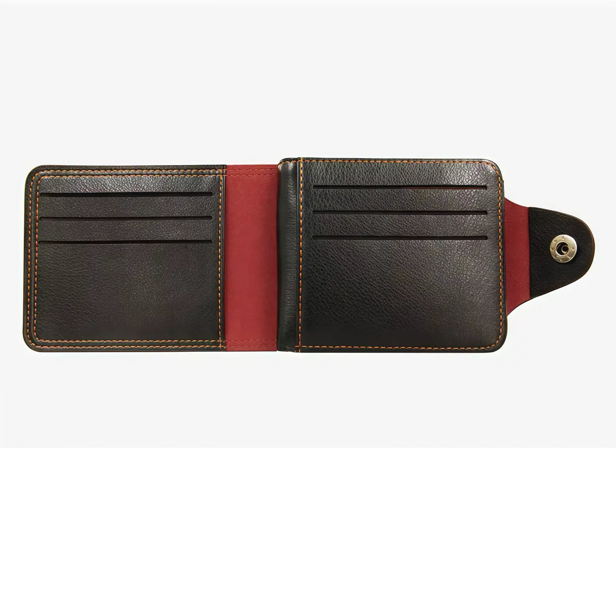 Men Short Bifold Faux Leather Masculina Billetera Credit ID Card Holder Wallet Billfold Purse Clutch Solid Hombre Business Slim - EastCurated